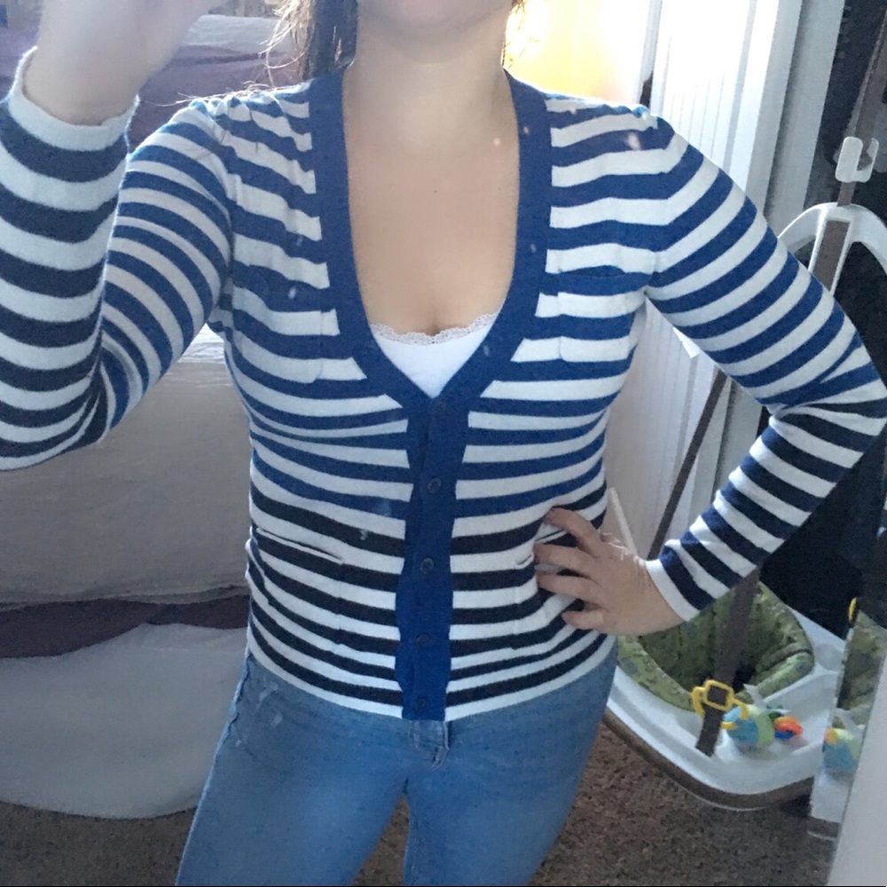 Vanheusen Striped Cardigan